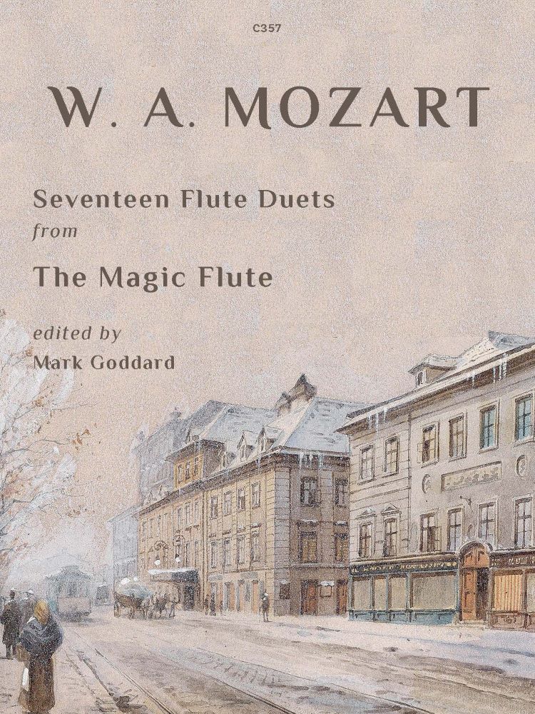 Mozart 17 Flute Duets From The Magic Flute Sheet Music Songbook