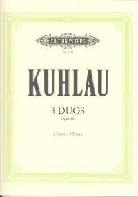 Kuhlau Duo Concertants (9) Vol 1 Op10 Flute Duets Sheet Music Songbook