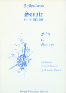 Myslivecek Sonata D Flute & Guitar Sheet Music Songbook