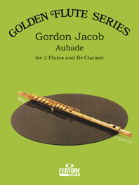 Jacob Aubade 2 Flutes Clarinet Sheet Music Songbook