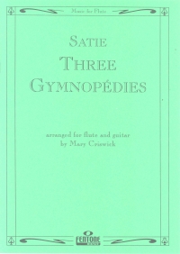 Satie Gymnopedies (3) Flute & Guitar Sheet Music Songbook