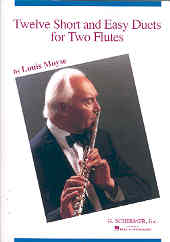 Moyse 12 Short & Easy Duets Flute Sheet Music Songbook