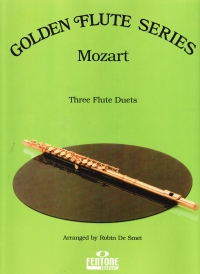 Mozart Duets (3) K296, K310, K575 Flute Sheet Music Songbook