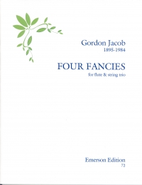 Jacob Four Fancies Flute Vln Viola Vc Sheet Music Songbook
