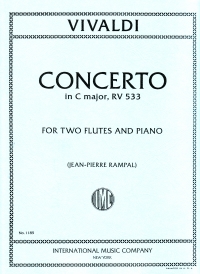 Vivaldi Concerto C Major F Vi No 2 Flute Duet Sheet Music Songbook