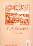 Bach Notebook Hunt Flute Sheet Music Songbook