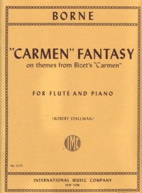 Borne Carmen Fantasy Flute Sheet Music Songbook