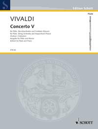 Vivaldi Concerto F Fv1/1 Rv434 Op10/5 Flute Sheet Music Songbook