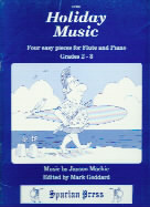 Mackie Holiday Music Flute & Piano Sheet Music Songbook