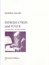 Jacob Introduction & Fugue (pic/alt/flute)or Clar Sheet Music Songbook
