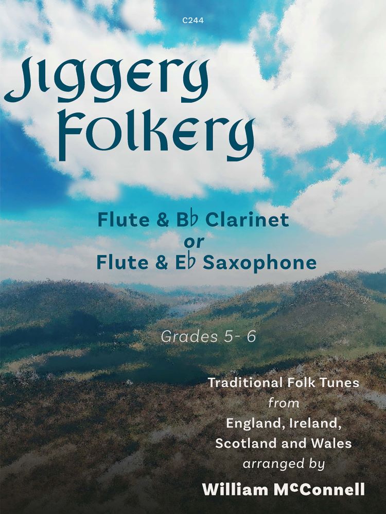 Jiggery Folkery Flute & Clar/alto Sax Mcconnell Sheet Music Songbook
