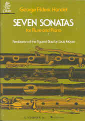 Handel Sonatas (7) Moyse Flute Sheet Music Songbook