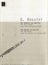Rossini Barber Of Seville Flute Duet Sheet Music Songbook