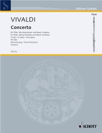 Vivaldi Concerto G Rv436 Flute Sheet Music Songbook