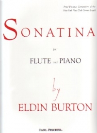 Burton Sonatina Flute & Piano Sheet Music Songbook