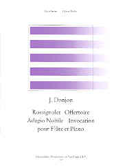 Donjon Offertoire Flute & Piano Sheet Music Songbook