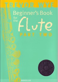 Wye Beginners Book For The Flute Book 2 Bk & Cd Sheet Music Songbook