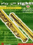Play Em Right 12 Flute Duets Veldkamp Sheet Music Songbook