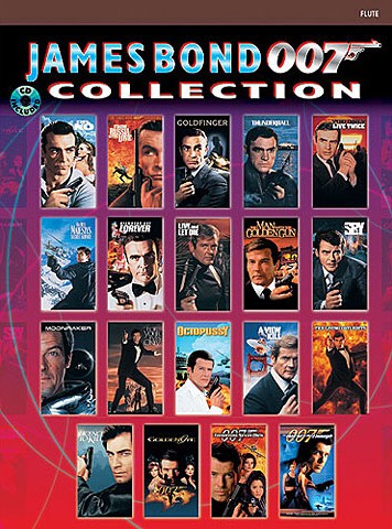 James Bond 007 Collection Flute Book & Cd Sheet Music Songbook