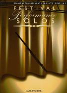 Festival Performance Solos Piano Accomps Flute 1+2 Sheet Music Songbook