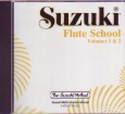 Suzuki Flute School Vol 1 & 2 Cd Sheet Music Songbook