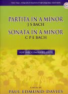 Bach Partita Amin/bach Cpe Sonata Amin Fl Bk & Cd Sheet Music Songbook
