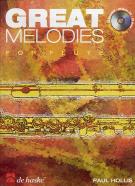 Great Melodies Flute Hollis Book & Cd Sheet Music Songbook