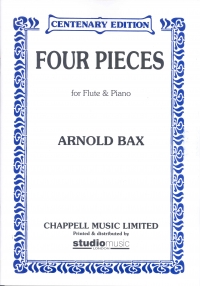 Bax 4 Pieces Flute Sheet Music Songbook