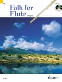 Folk For Flute Magolt Book & Cd Sheet Music Songbook