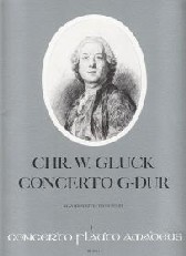 Gluck Concerto G Flute Sheet Music Songbook
