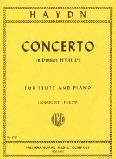Haydn Concerto D Hob Viif/d1 Flute Sheet Music Songbook