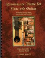 Renaissance Music Flute/guitar Alexander/walsh +cd Sheet Music Songbook