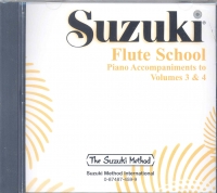 Suzuki Flute School Vol 3 & 4 Cd Only Sheet Music Songbook