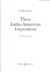 Lewin 3 Latin American Impressions Flute&clarinet Sheet Music Songbook