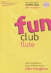 Fun Club Flute Grade 0-1 Student Book & Audio Sheet Music Songbook