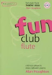 Fun Club Flute Grade 2-3 Teacher Book & Cd Sheet Music Songbook