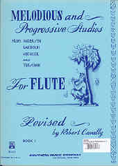 Melodious & Progressive Studies 1 Cavally Flute Sheet Music Songbook