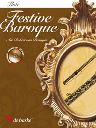 Festive Baroque Flute Book & Cd Sheet Music Songbook