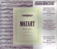 Mozart Concerto C Flute/harp/orch Music Partner Cd Sheet Music Songbook