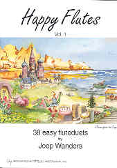 Happy Flutes Vol 1 38 Easy Flute Duets Wanders Sheet Music Songbook