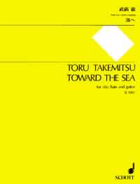 Takemitsu Toward The Sea Flute & Guitar Sheet Music Songbook
