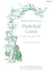 Pachelbel Canon Dorff Flute Duet & Piano Sheet Music Songbook