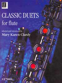 Classic Duets Flute Clardy Sheet Music Songbook