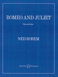 Rorem Romeo & Juliet - 9 Pieces Flute & Guitar Sheet Music Songbook