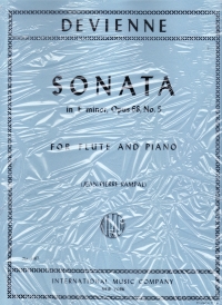 Devienne Sonata Op68 No 5 Emin Flute & Piano Sheet Music Songbook