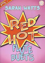 Red Hot Flute Duets Book 1 Watts Bk & Cd Sheet Music Songbook