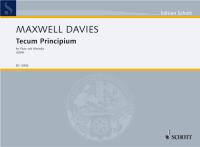 Maxwell Davies Tecum Principium Flute & Marimba Sheet Music Songbook