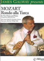 Mozart Rondo All Turca Galway/moll Flute Duet & Pf Sheet Music Songbook