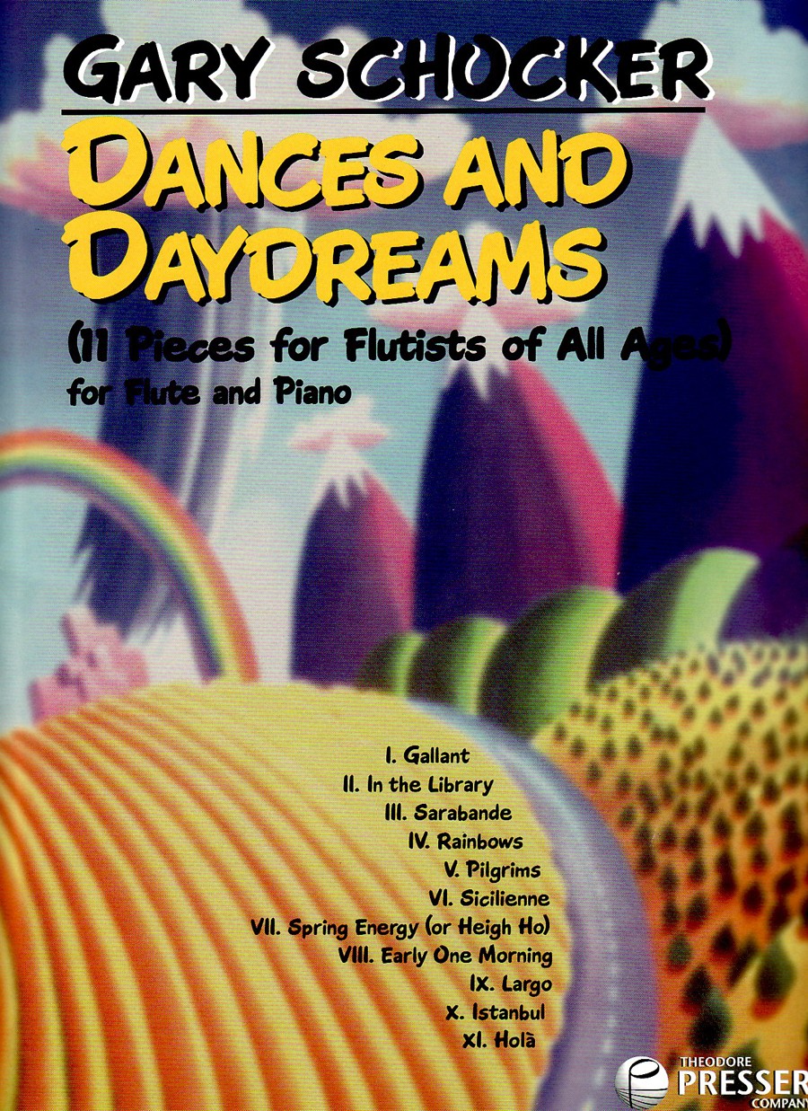 Schocker Dances & Daydreams Flute & Piano Sheet Music Songbook