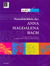 Bach Notenbuchlein Der Anna Magdalena Bach Flute Sheet Music Songbook
